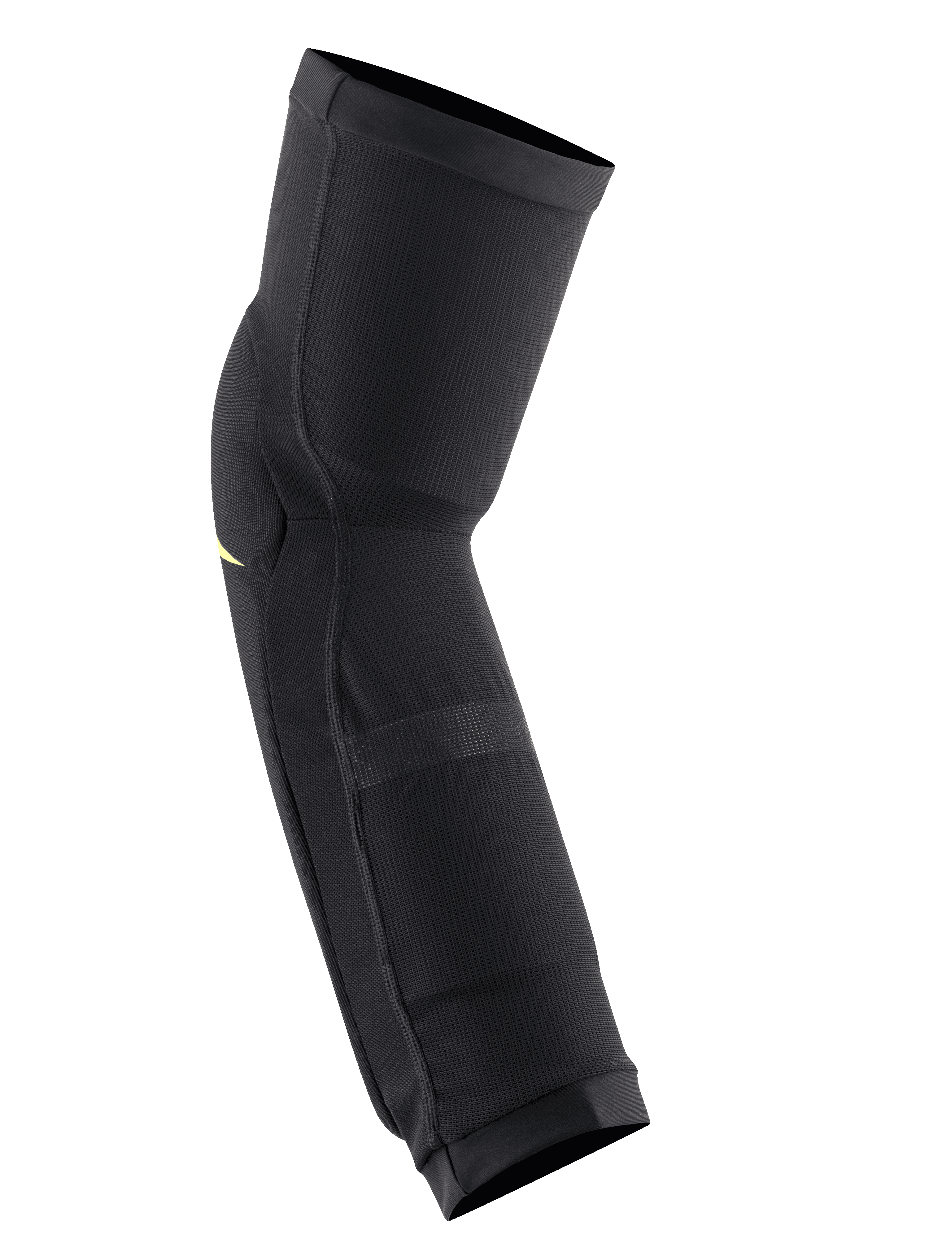 Protezioni Ginocchio/Tibia Alpinestars Paragon Plus, Nero Giallo Acid, manicotto protettivo slip-on, caratterizzato da struttura in mesh traspirante e design ergonomico preformato per trail riding in MTB
