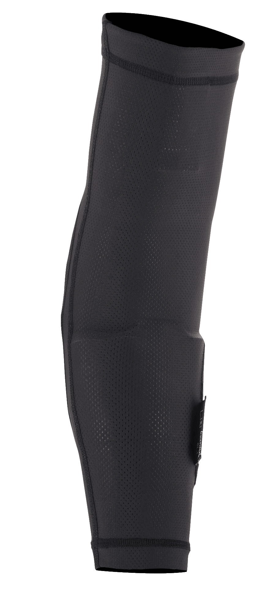 Alpinestars Paragon Lite Elbow Protector, gomitiera nera, manica in mesh elasticizzato traspirante, design slip-on con imbottitura rinforzata, protezione leggera per mountain bike