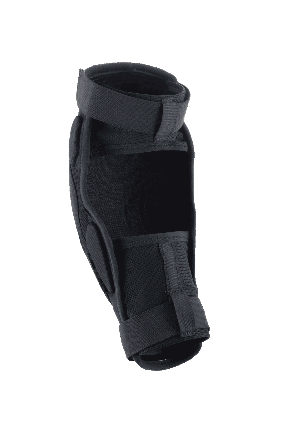 Alpinestars Protettore per gomito A-Impact Plasma Pro, nero, vista posteriore con chiusura a doppio cinturino e pannelli in rete traspirante, design ergonomico per la protezione in mountain bike