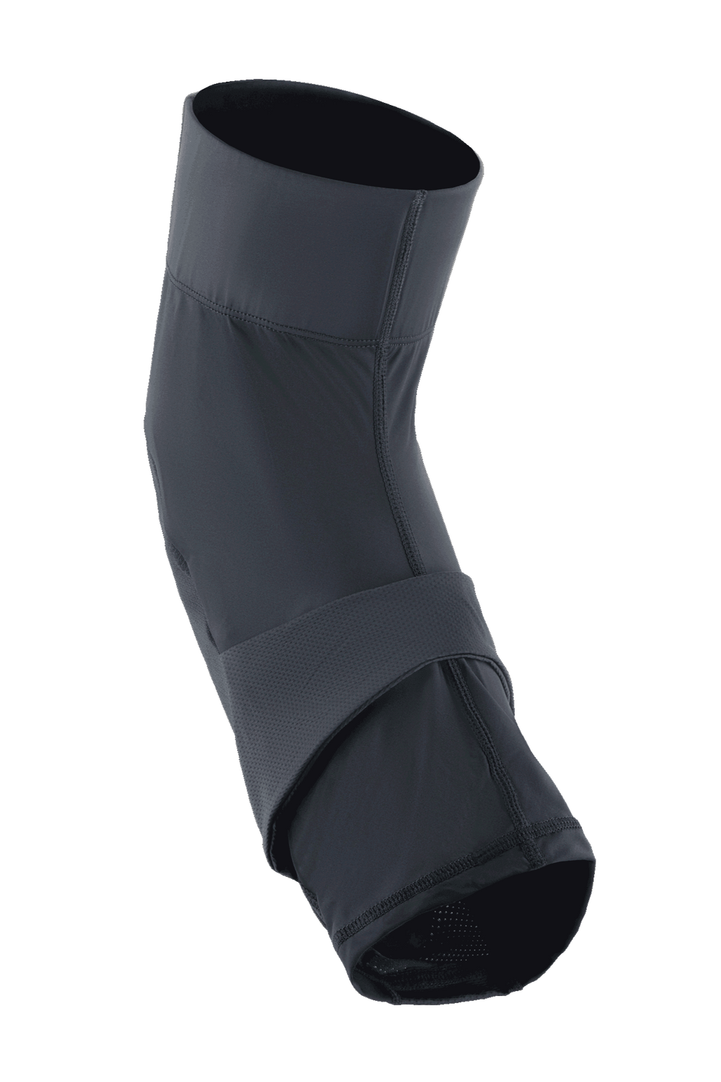 Alpinestars A-Motion Plasma Pro Knee Protector, protezione ginocchio MTB, nero, modello da infilare con design ergonomico pre-curvato, dotato di fascia di compressione centrale e pannelli in rete elastica traspirante
