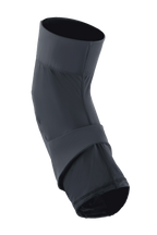 Alpinestars A-Motion Plasma Pro Knee Protector, protezione ginocchio MTB, nero, modello da infilare con design ergonomico pre-curvato, dotato di fascia di compressione centrale e pannelli in rete elastica traspirante