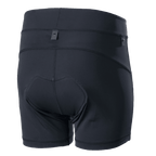 Alpinestars Pantaloncini Interni Donna Stella Drop, nero, pantaloncini interni da mountain bike, vista posteriore con fondello imbottito integrato e linguette di integrazione a scatto, vestibilità a compressione ergonomica per Enduro