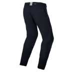 Alpinestars A-Dura Thermal Pant, pantaloni da mountain bike, nero, vista posteriore con design anatomico pre-curvato, piccolo logo ASTARS sulla fascia in vita posteriore, stile minimalista per trail ed enduro