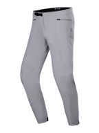 Alpinestars A-Dura Waterproof Pants, pantaloni da MTB, grigio titanio, con chiusura a cricchetto nera in vita, tasche con cerniera e gamba affusolata, design impermeabile e resistente per la mountain bike.