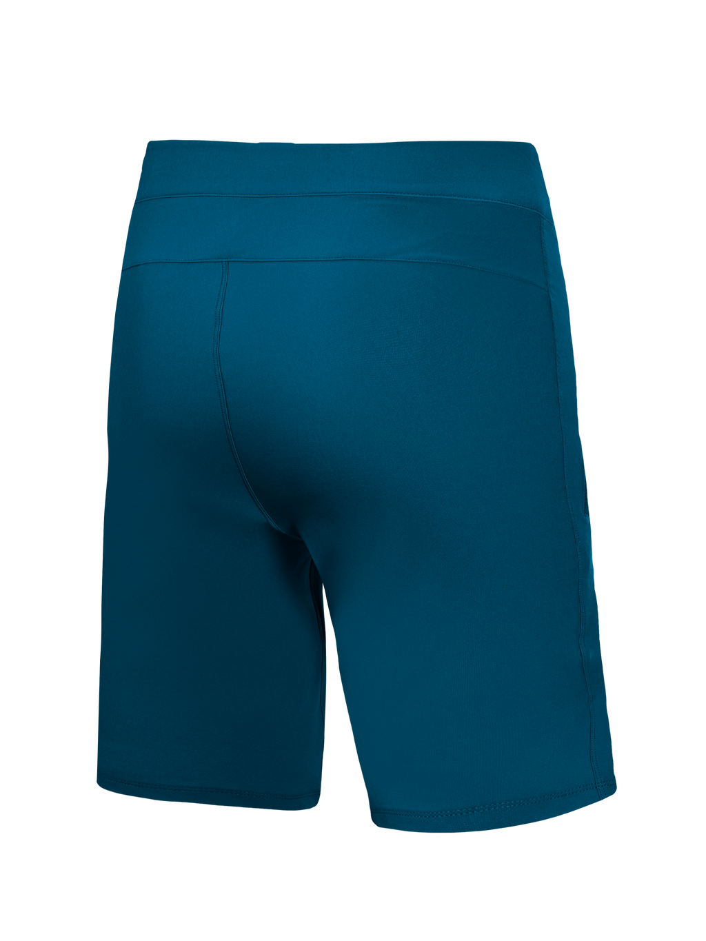 Alpinestars A-Dura Ride Liner Shorts blu-verde, vista posteriore di pantaloncini tecnici da MTB in tessuto elasticizzato.