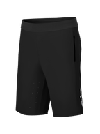 Alpinestars A-Aria Lite Short, pantaloncini da mountain bike, nero, con ampia fascia in vita, tasca laterale con cerniera, fori di ventilazione tagliati al laser sull'interno coscia e logo Astars bianco, abbigliamento tecnico da trail