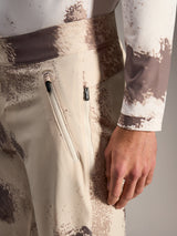 Pantaloncini Alpinestars A-Dura Ride in sand camo con tasche con cerniera e tessuto elastico per MTB.