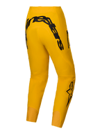 Alpinestars Pantaloni A-Supra Melt Edizione Limitata, pantaloni MTB da uomo, gialli con logo Alpinestars nero sul carré posteriore