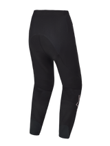 Pantaloni MTB A-Supra Elite neri, vista posteriore, tessuto elasticizzato a 4 direzioni e design racing ergonomico.