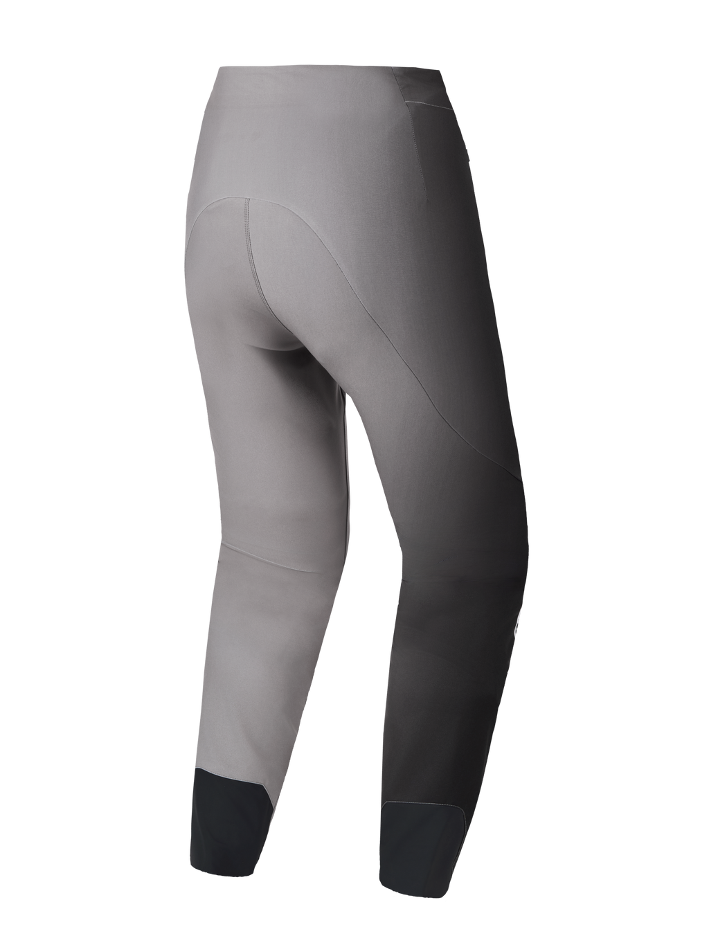 Pantaloni MTB A-Supra Elite Faded Gray, vista posteriore con taglio racing e tessuto elasticizzato a 4 direzioni.
