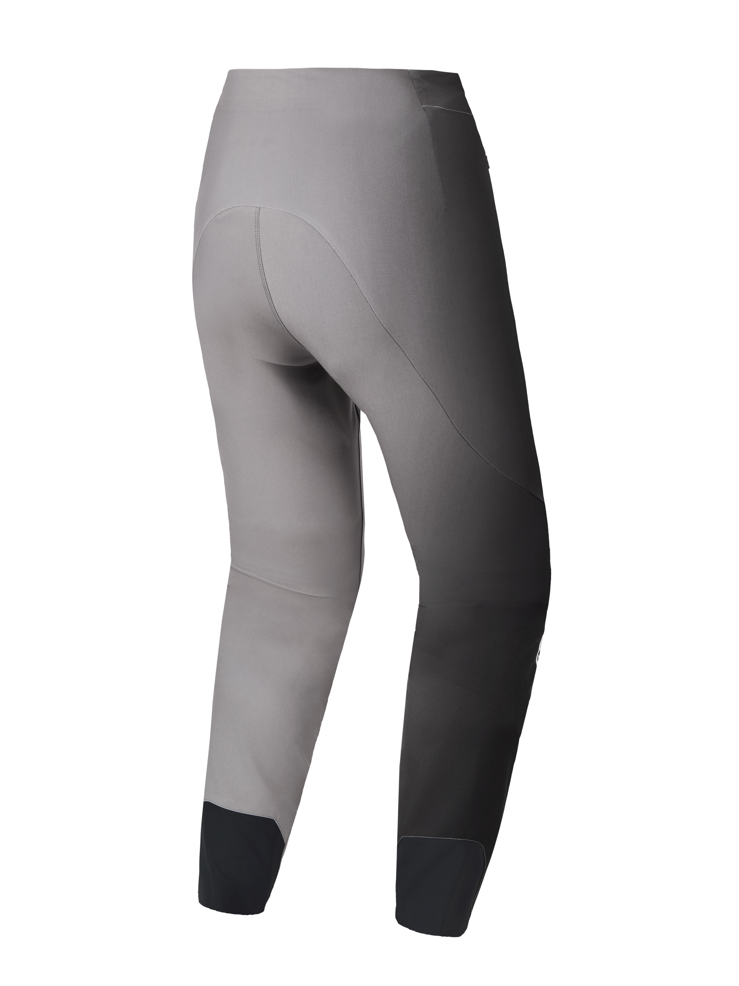 Pantaloni MTB A-Supra Elite Faded Gray, vista posteriore con taglio racing e tessuto elasticizzato a 4 direzioni.