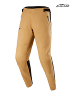 Alpinestars Pantaloni Tahoe 8.1 Impermeabili, pantaloni da mountain bike da uomo color cachi e nero, vista frontale in studio con struttura in tessuto tecnico termosaldato e tasche con zip