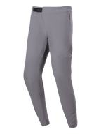Alpinestars A-Aria Elite Pants, pantaloni da ciclismo MTB, grigio scuro, con perforazioni tagliate al laser sulle cosce, chiusura con fibbia magnetica nera in vita e tasche laterali con zip, vestibilità performante per il trail riding off-road
