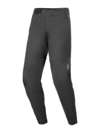 Alpinestars A-Dura Elite Pants, pantaloni da mountain bike, nero, con sistema di chiusura a cricchetto anteriore, tasche con zip foderate in rete e polsini elasticizzati, piccolo logo Alpinestars bianco sulla gamba sinistra, design in resistente tessuto Cordura per ciclismo fuoristrada.