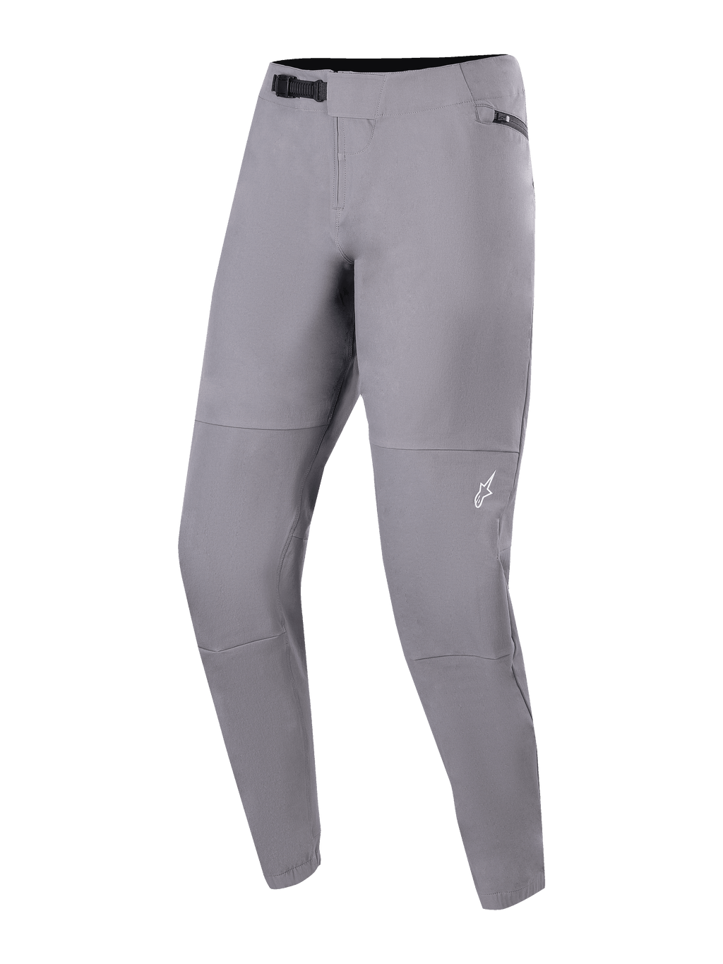 Alpinestars A-Dura Elite Pants, pantaloni da mountain bike, grigio scuro, con sistema di chiusura a cricchetto anteriore e tasche con zip, resistente tessuto Cordura elasticizzato in 4 direzioni per ciclismo fuoristrada