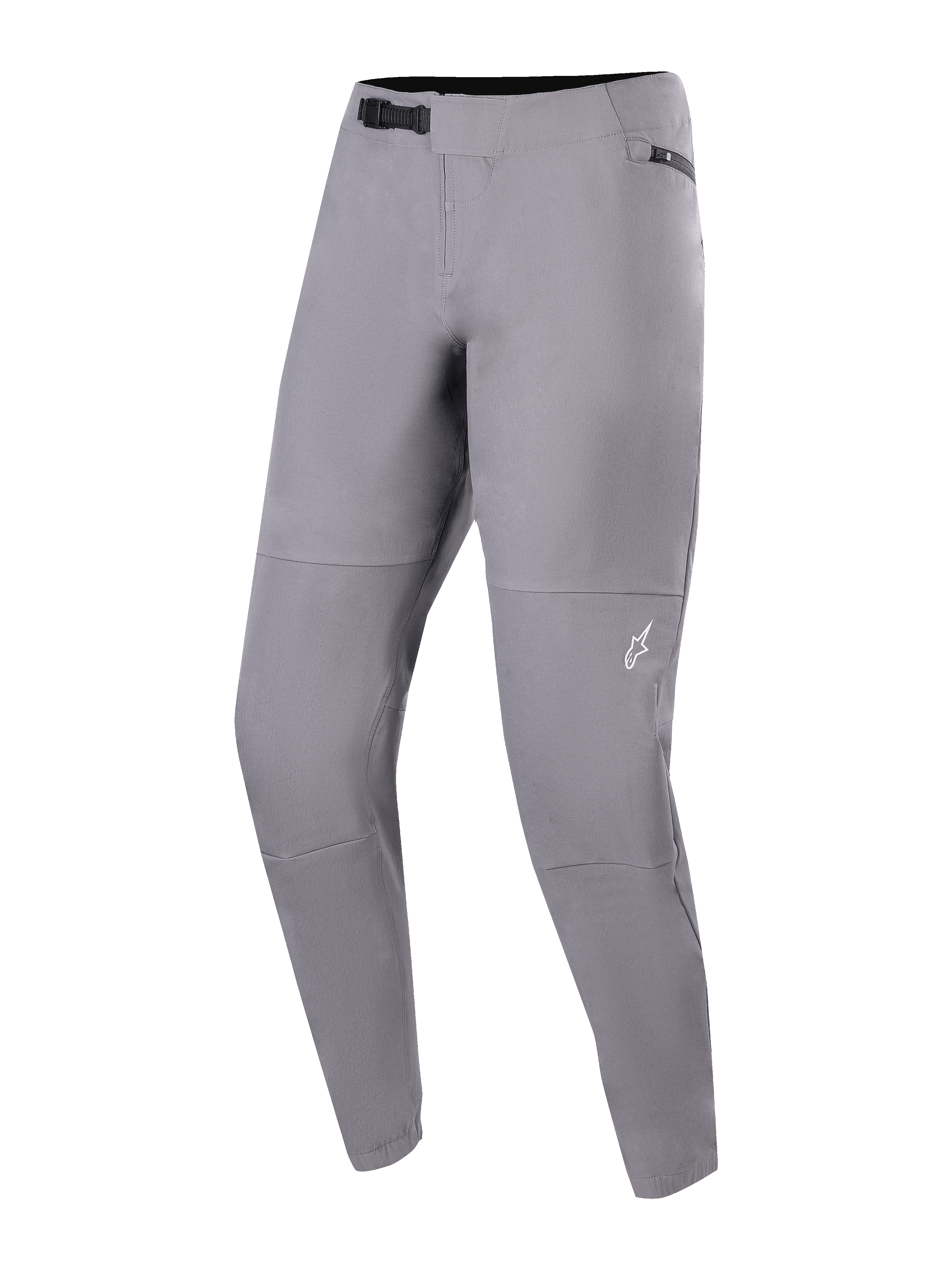 Alpinestars A-Dura Elite Pants, pantaloni da mountain bike, grigio scuro, con sistema di chiusura a cricchetto anteriore e tasche con zip, resistente tessuto Cordura elasticizzato in 4 direzioni per ciclismo fuoristrada