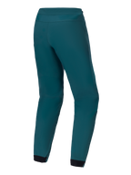 Pantaloni Alpinestars A-Dura, pantaloni da mountain bike, verde pino scuro, vista posteriore, con polsini elastici neri, design in tessuto resistente per trail riding MTB fuoristrada