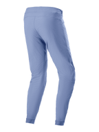 Pantaloni Alpinestars A-Dura, pantaloni da mountain bike, Infinity Blue, vista posteriore con design a gamba affusolata e polsini elasticizzati, tessuto resistente elasticizzato in 2 direzioni per il ciclismo fuoristrada