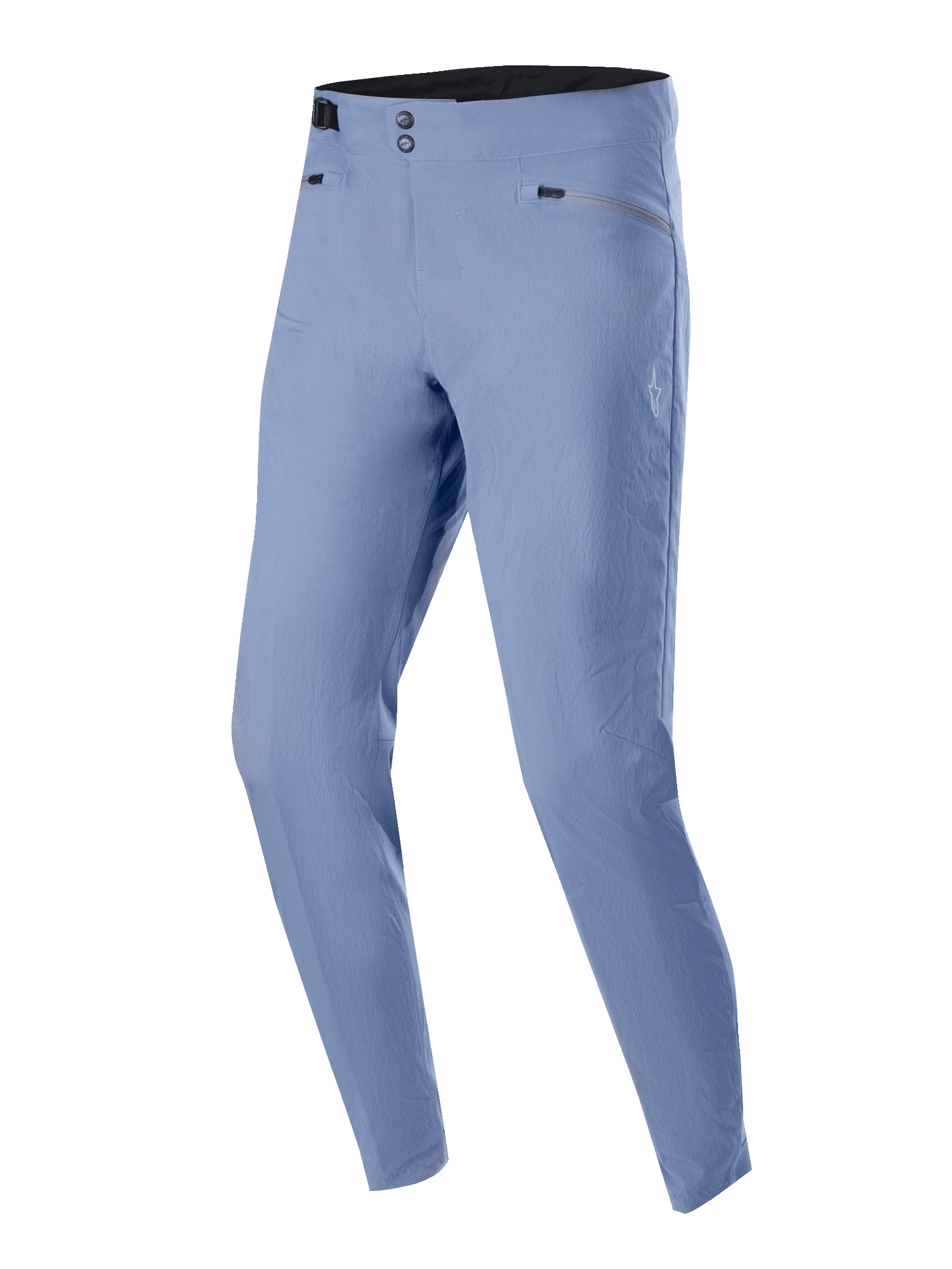 Alpinestars Pantaloni A-Dura, pantaloni da MTB, Infinity Blue, con doppia chiusura in vita a scatto e tasche con cerniera, tessuto leggero elasticizzato in 2 direzioni, vestibilità regolare per prestazioni off-road