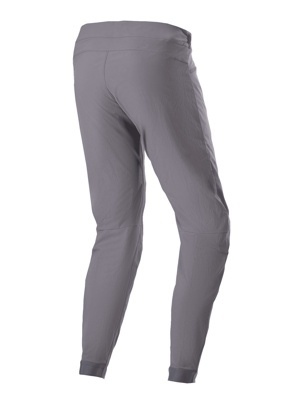 Pantaloni Alpinestars A-Dura, pantaloni da ciclismo MTB, grigio scuro, vista posteriore di tre quarti, con tessuto elasticizzato in 2 direzioni, polsini elasticizzati e vestibilità ergonomica per prestazioni in mountain bike