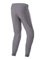 Pantaloni Alpinestars A-Dura, pantaloni da ciclismo MTB, grigio scuro, vista posteriore di tre quarti, con tessuto elasticizzato in 2 direzioni, polsini elasticizzati e vestibilità ergonomica per prestazioni in mountain bike