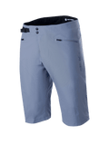 Alpinestars A-Dura Shorts, pantaloncini da mountain bike, Infinity Blue, con chiusura frontale a doppio scatto, fibbia laterale regolabile nera, tasche con cerniera e tessuto testurizzato elasticizzato in 2 direzioni, abbigliamento tecnico da MTB