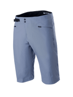 Alpinestars A-Dura Shorts, pantaloncini da mountain bike, Infinity Blue, con chiusura frontale a doppio scatto, fibbia laterale regolabile nera, tasche con cerniera e tessuto testurizzato elasticizzato in 2 direzioni, abbigliamento tecnico da MTB