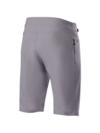 Alpinestars A-Dura Liner Shorts, pantaloncini da mountain bike grigio scuro, vista posteriore caratterizzata da resistente tessuto elasticizzato in 2 direzioni e una tasca laterale verticale con zip, abbigliamento funzionale per ciclismo MTB