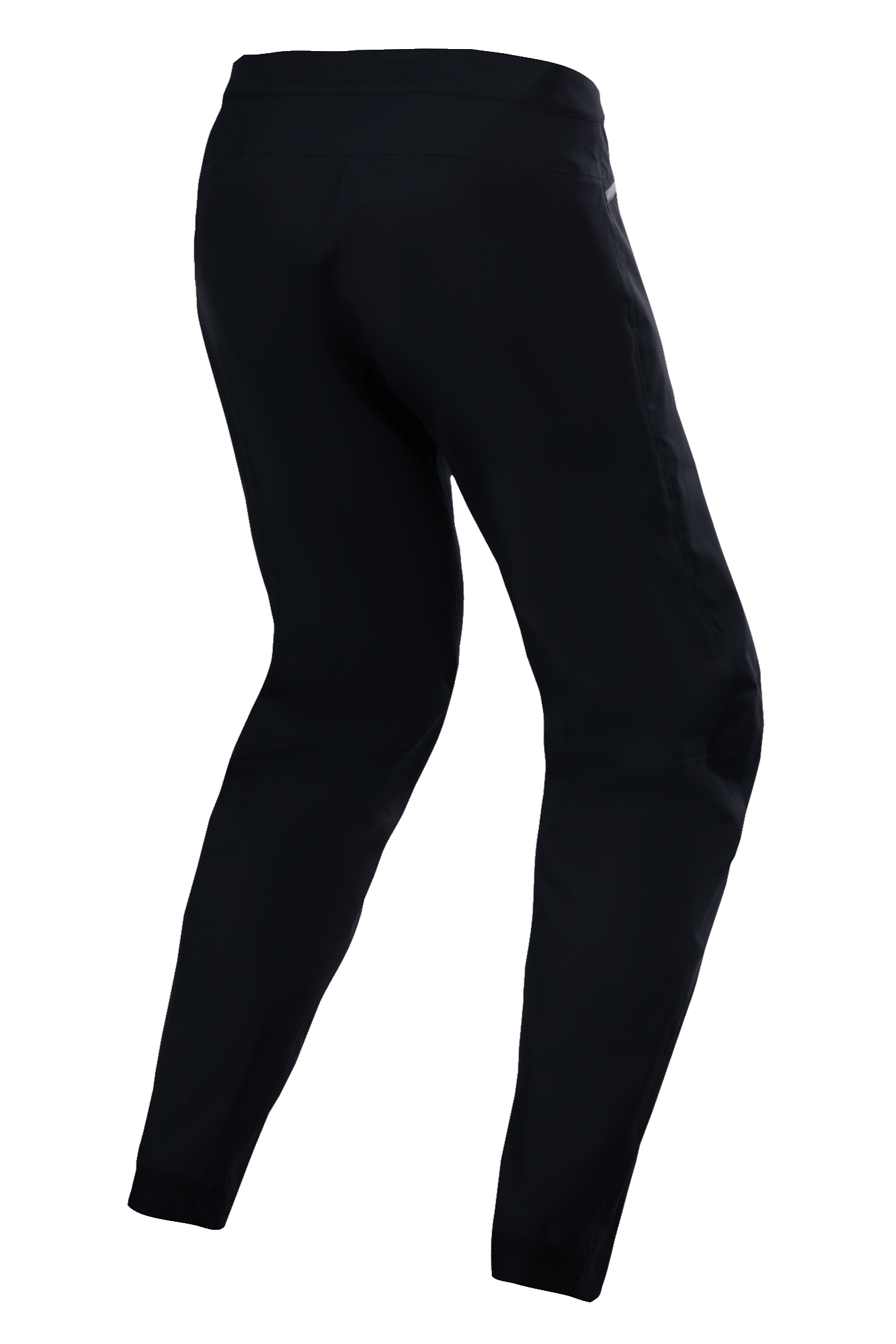 Alpinestars Stella A-Dura Waterproof Pant, pantaloni da ciclismo MTB da donna, nero, vista posteriore a tre quarti, con membrana impermeabile 3L e tessuto elasticizzato a 4 vie per il trail riding