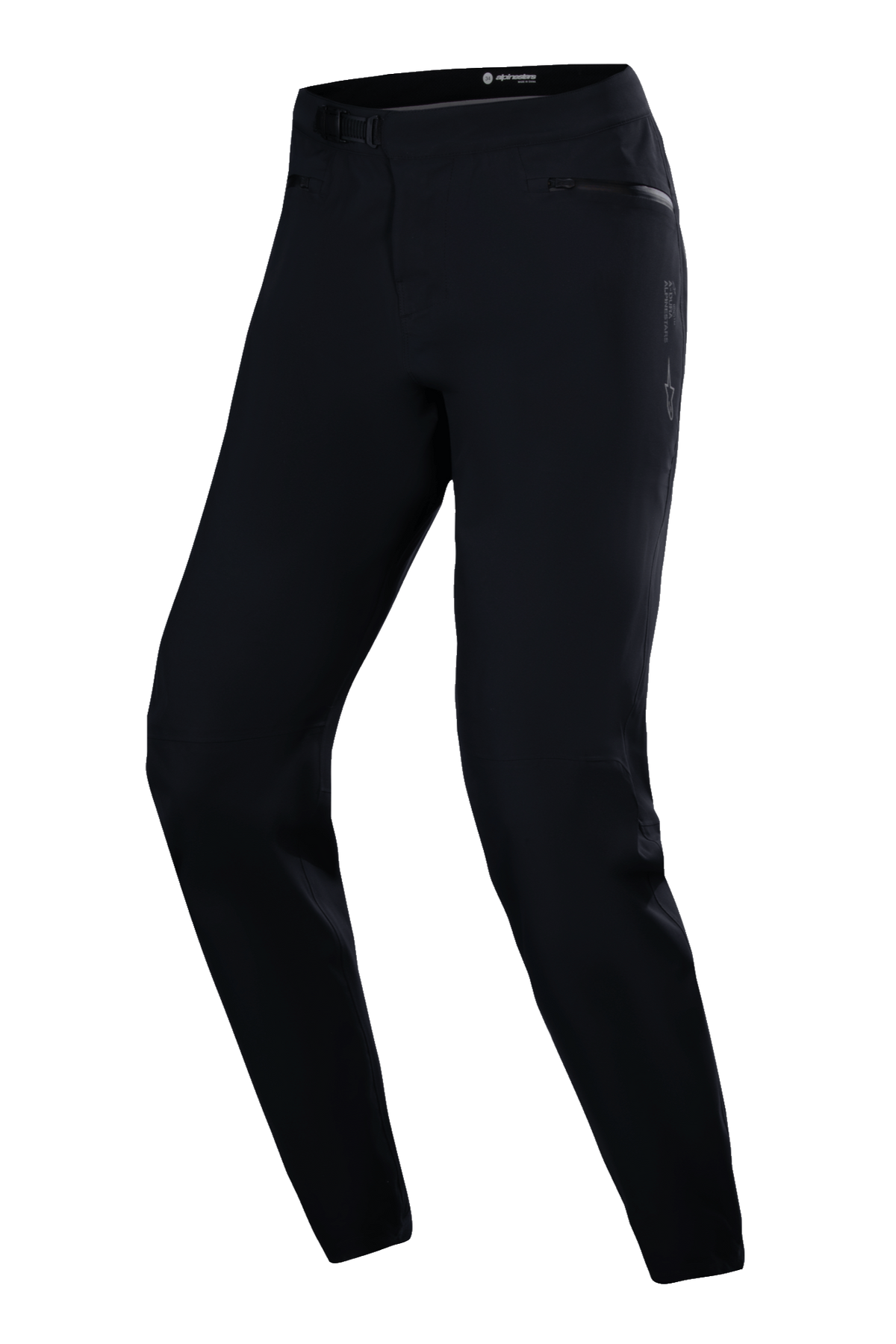 Alpinestars Stella A-Dura Waterproof Pant, pantaloni da ciclismo MTB da donna, neri, con chiusura a cricchetto in vita, tasche con cerniera e vestibilità affusolata per il trail riding