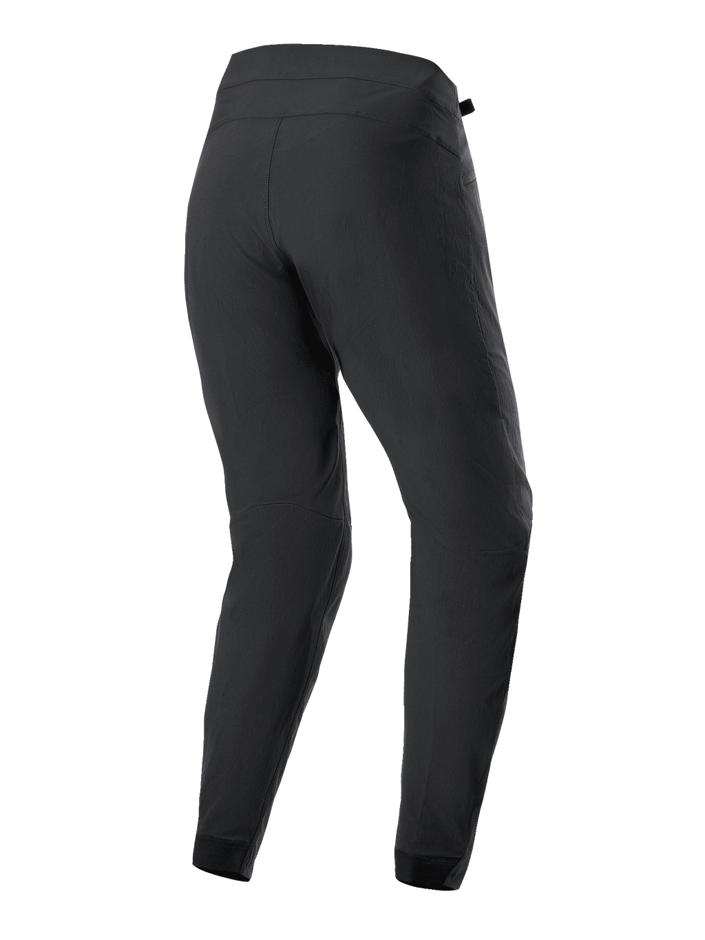 Pantaloni da donna Alpinestars Stella A-Dura, pantaloni da ciclismo MTB, nero, vista posteriore che mostra la costruzione ergonomica, vestibilità affusolata e resistente tessuto elasticizzato a 2 vie per mountain bike