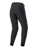 Pantaloni da donna Alpinestars Stella A-Dura, pantaloni da ciclismo MTB, nero, vista posteriore che mostra la costruzione ergonomica, vestibilità affusolata e resistente tessuto elasticizzato a 2 vie per mountain bike