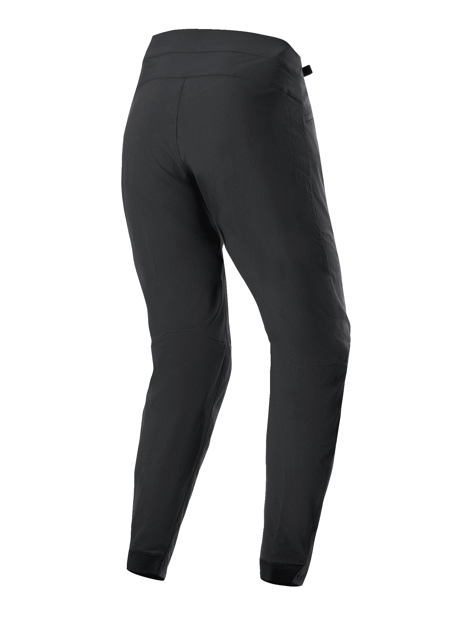 Pantaloni da donna Alpinestars Stella A-Dura, pantaloni da ciclismo MTB, nero, vista posteriore che mostra la costruzione ergonomica, vestibilità affusolata e resistente tessuto elasticizzato a 2 vie per mountain bike