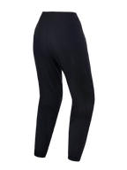 Pantaloni Ragazzo A-Dura Ride neri, vista posteriore con tessuto elasticizzato 4-way e polsini elasticizzati per MTB.