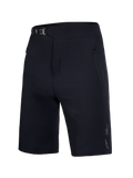 Alpinestars Youth A-Dura Ride Shorts neri, pantaloncini MTB con chiusura a cricchetto e tasche con zip, resistenti.
