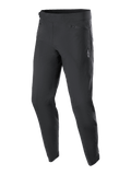 Alpinestars Youth A-Dura Pants, pantaloni da ciclismo MTB, nero, con due tasche frontali con zip e un piccolo logo Alpinestars bianco sulla coscia sinistra, design a gamba affusolata, tessuto elasticizzato resistente per mountain bike per ragazzi