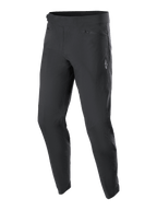 Alpinestars Youth A-Dura Pants, pantaloni da ciclismo MTB, nero, con due tasche frontali con zip e un piccolo logo Alpinestars bianco sulla coscia sinistra, design a gamba affusolata, tessuto elasticizzato resistente per mountain bike per ragazzi