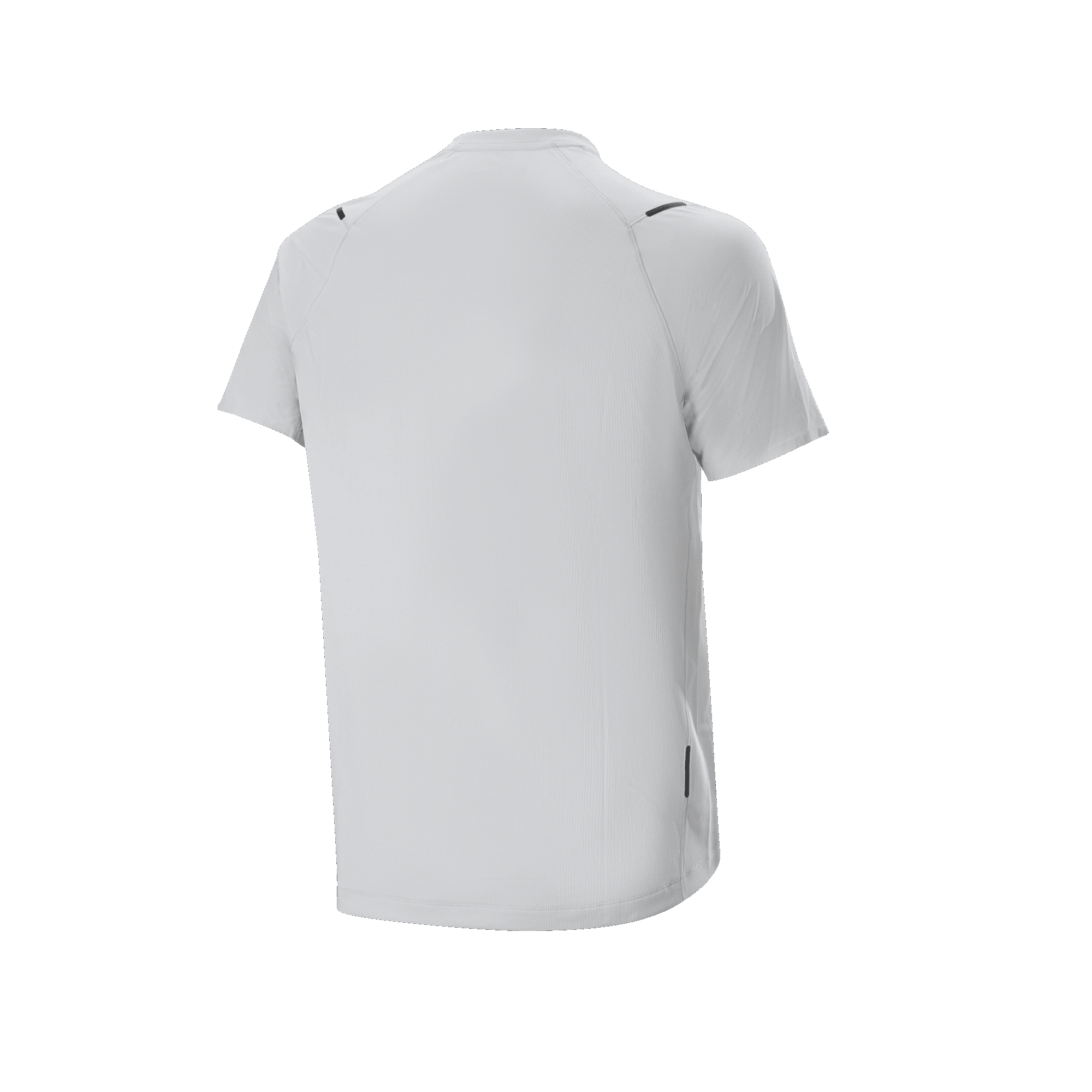 Alpinestars A-Aria Astar Jersey, maglia da ciclismo a maniche corte, White Dove, vista posteriore con tessuto leggero e traspirante, parte posteriore allungata e discreti dettagli riflettenti.