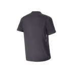 Maglia a maniche corte Alpinestars A-Dura Oscar, maglia da ciclismo MTB, nero, vista posteriore con piccolo marchio bianco verticale sul lato inferiore, vestibilità regolare, abbigliamento tecnico performante per il fuoristrada