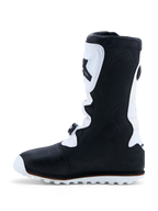 Alpinestars Stivali Tech-T, stivali da moto trial da uomo, neri e bianchi, realizzati in pelle con placca tibiale in TPU e suola ad alto grip, certificati CE
