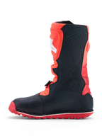 Alpinestars Stivali Tech-T, stivali da moto trials da uomo, rossi e neri, in pelle con suola ad alta aderenza