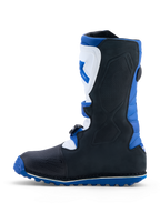 Alpinestars stivali Tech-T, stivali da moto per trial da uomo, blu, neri e bianchi, con parastinchi in TPU e suola ad alta aderenza.