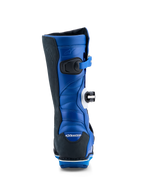 Alpinestars Stivali Tech-T, stivali da trial da uomo, blu e neri, pelle con zone di flessione posteriori, vista posteriore