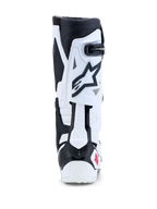 Alpinestars Stivali Tech-10, stivali da motocross da uomo, bianchi e neri, con controllo dell'iperestensione posteriore e protezione in TPU, certificati CE