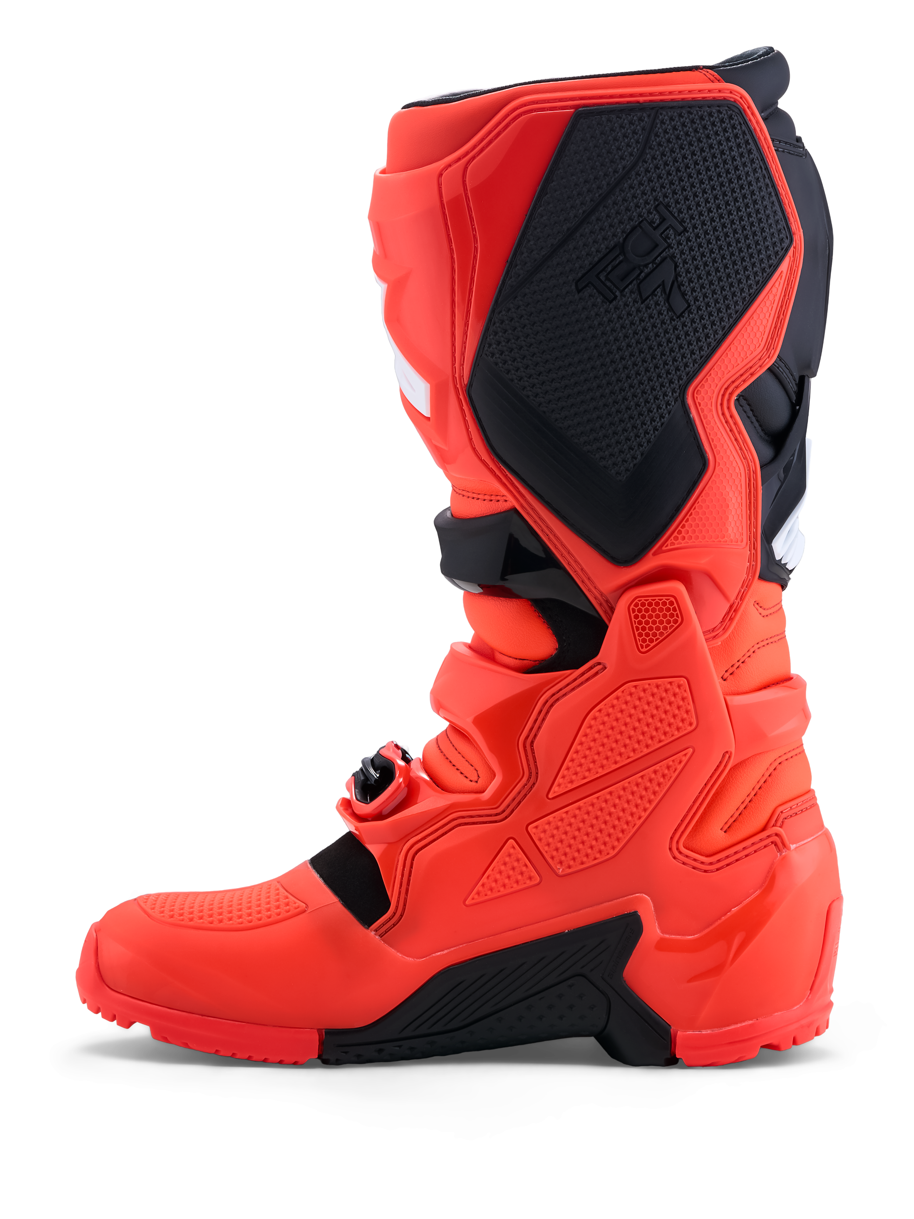 Alpinestars Stivali Tech 7 Enduro, stivali da moto per motocross da uomo, rossi e neri, protezione in TPU e suola ad alta aderenza, certificati CE
