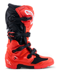 Alpinestars Tech 7 Enduro, stivali moto off-road da uomo, rossi e neri, protezione in TPU e suola a doppia mescola.