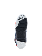 Alpinestars Stivali Tech-10 Supervented, suola bianca e nera con inserto centrale sostituibile ad alta aderenza per motocross
