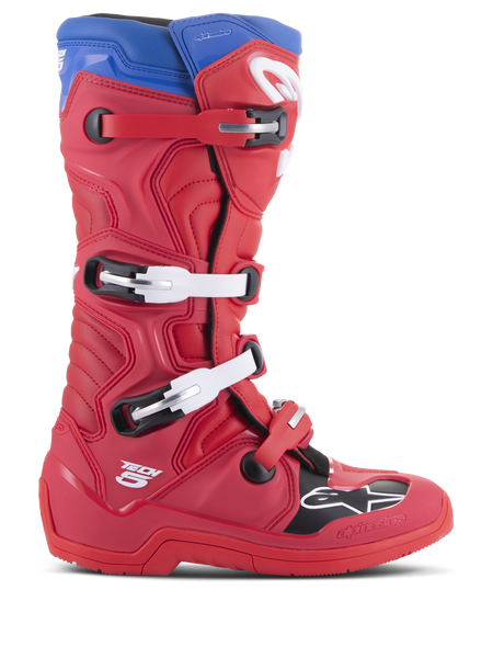 Tech 5 - Red MX Boots | Alpinestars®