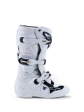 Alpinestars Stivali Tech 7S Ragazzo, stivali da motocross per piloti junior, bianchi e neri, costruzione sintetica con protezioni in TPU, certificati CE