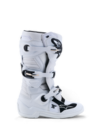 Alpinestars Stivali Tech 7S Ragazzo, stivali da motocross per piloti junior, bianchi e neri, costruzione sintetica con protezioni in TPU, certificati CE